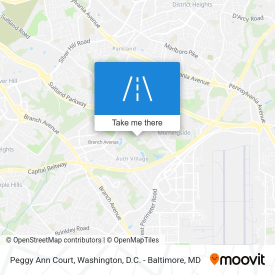 Mapa de Peggy Ann Court
