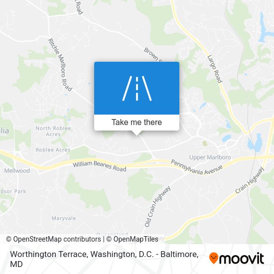 Mapa de Worthington Terrace
