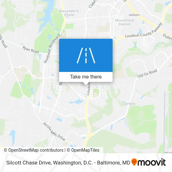 Silcott Chase Drive map