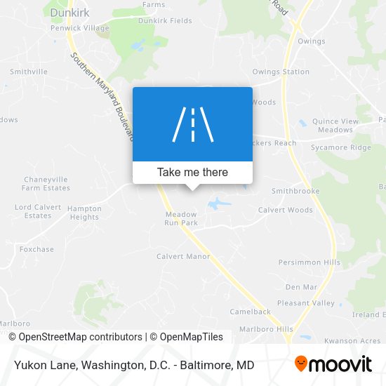 Mapa de Yukon Lane