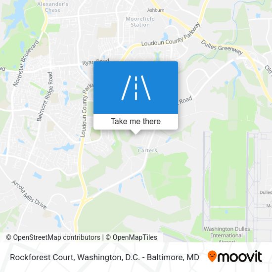 Rockforest Court map