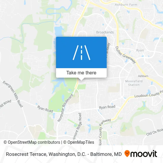 Rosecrest Terrace map