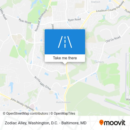 Zodiac Alley map