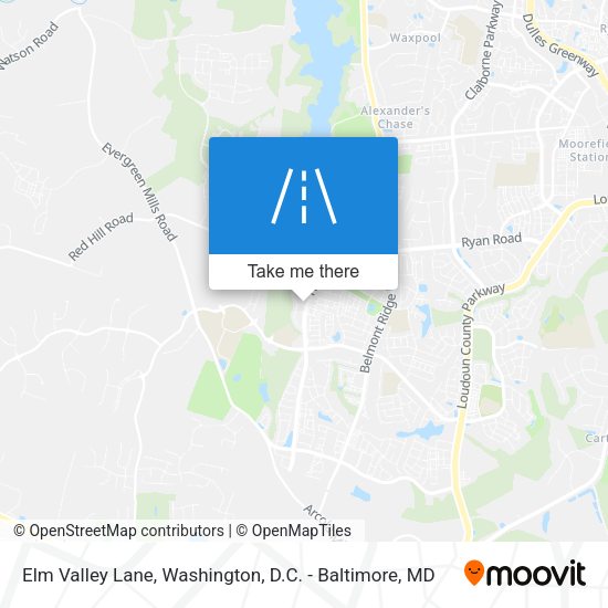 Mapa de Elm Valley Lane