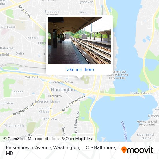 Mapa de Einsenhower Avenue