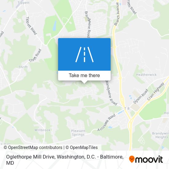 Oglethorpe Mill Drive map