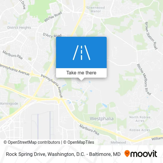 Rock Spring Drive map