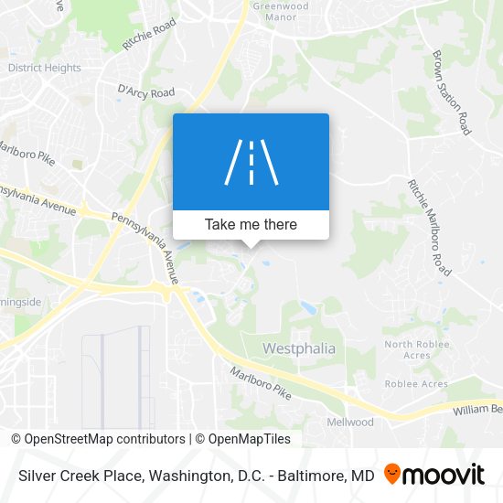 Mapa de Silver Creek Place