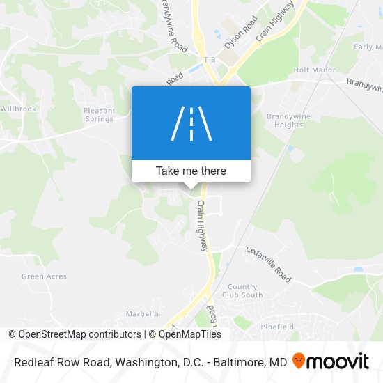 Mapa de Redleaf Row Road