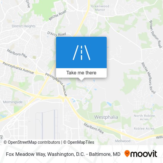 Mapa de Fox Meadow Way