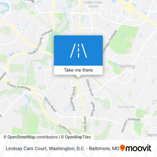 Mapa de Lindsay Cars Court