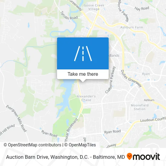 Auction Barn Drive map