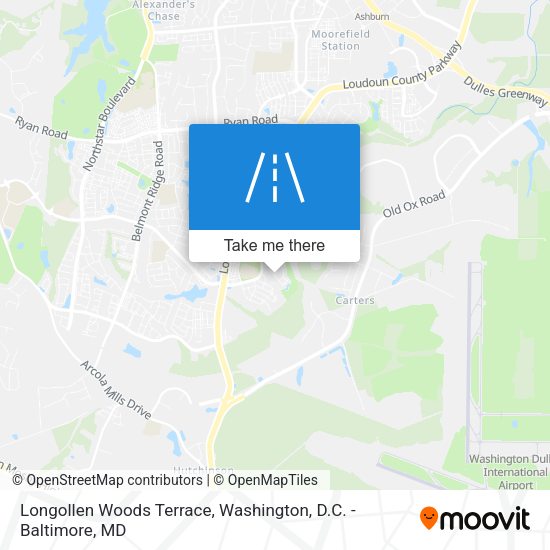 Longollen Woods Terrace map