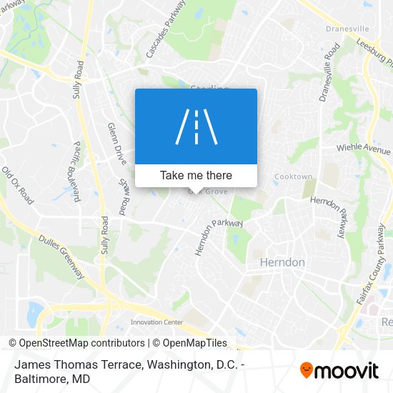 Mapa de James Thomas Terrace