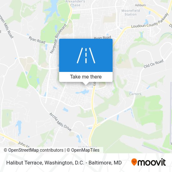 Halibut Terrace map