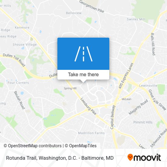 Rotunda Trail map