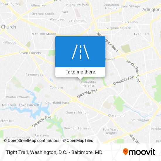 Tight Trail map