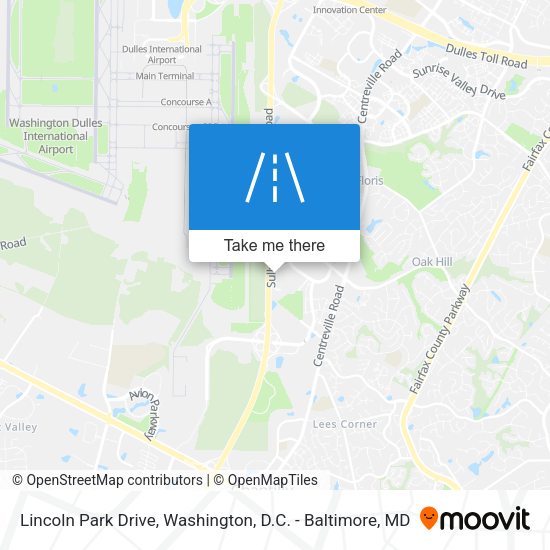 Lincoln Park Drive map