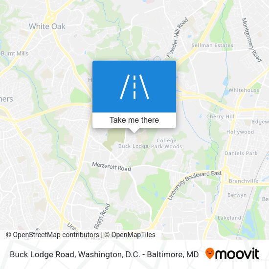 Buck Lodge Road map