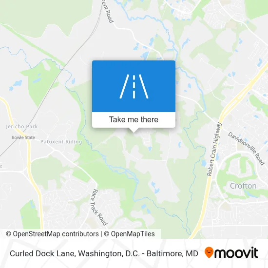 Curled Dock Lane map