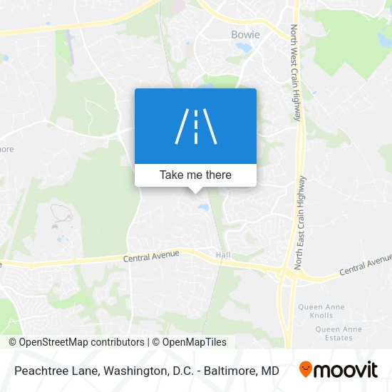 Mapa de Peachtree Lane