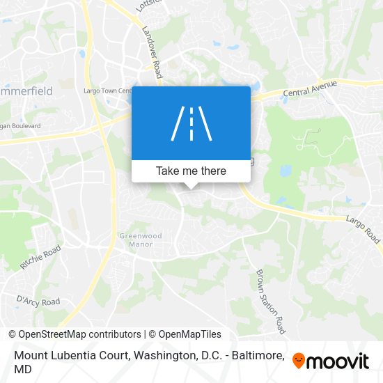 Mapa de Mount Lubentia Court