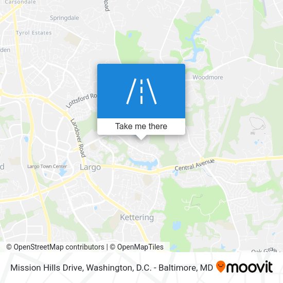 Mission Hills Drive map