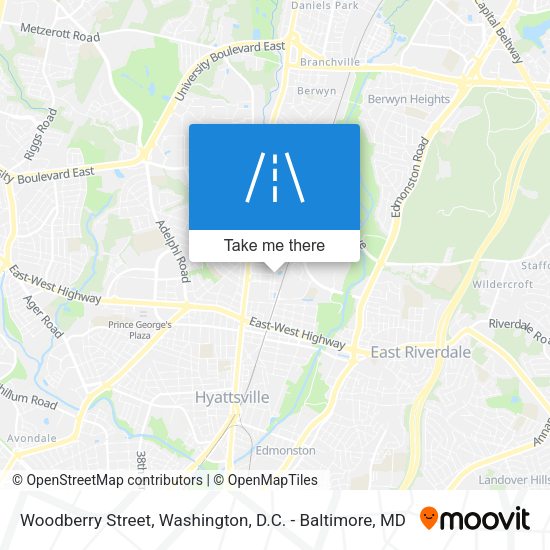 Woodberry Street map