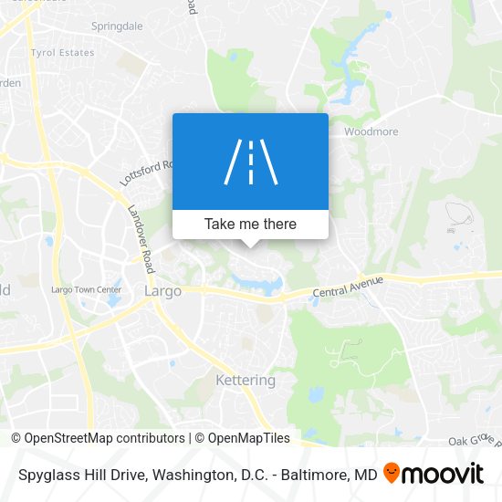 Spyglass Hill Drive map
