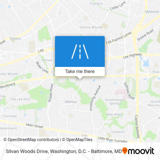 Mapa de Silvan Woods Drive