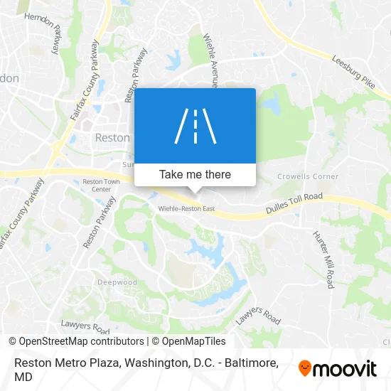Reston Metro Plaza map