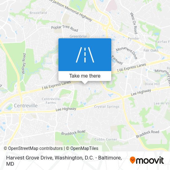 Harvest Grove Drive map