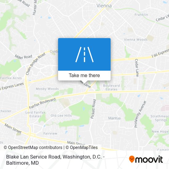 Blake Lan Service Road map