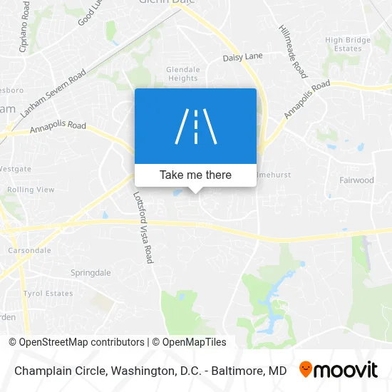 Champlain Circle map