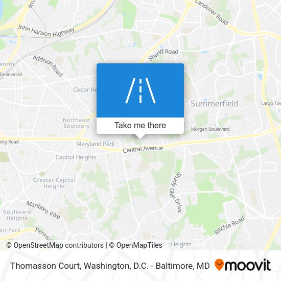 Thomasson Court map