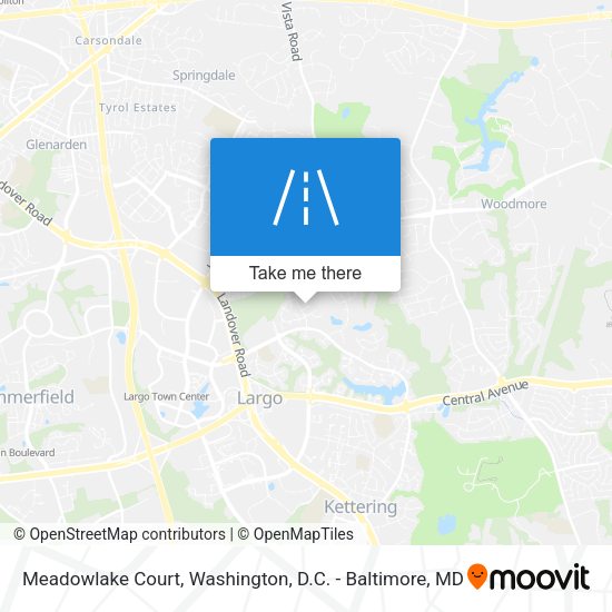 Mapa de Meadowlake Court