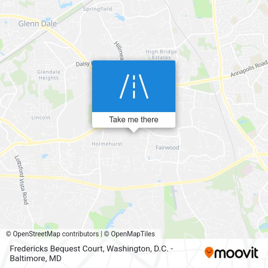 Fredericks Bequest Court map