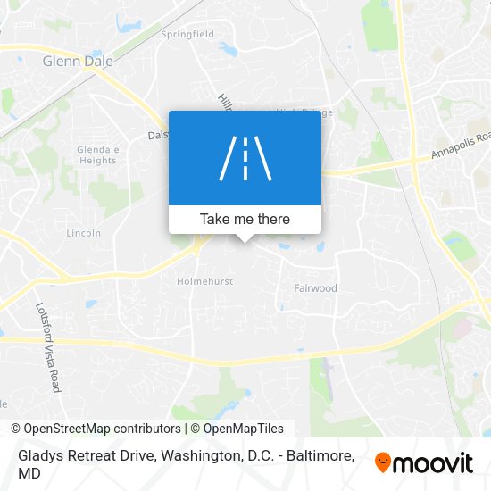 Mapa de Gladys Retreat Drive