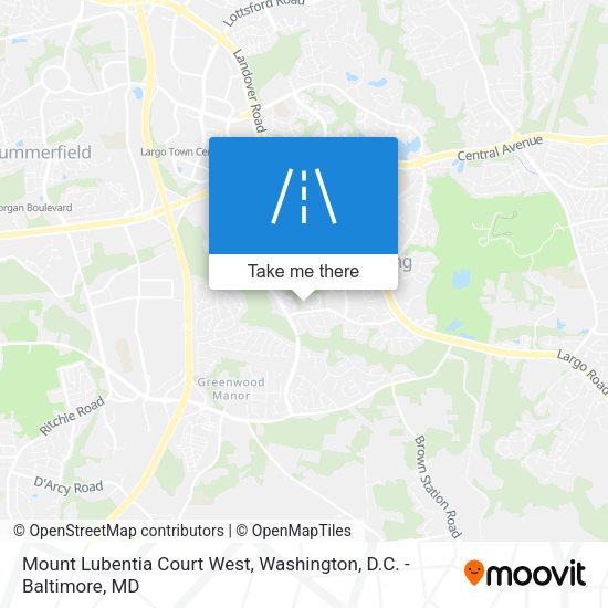 Mapa de Mount Lubentia Court West