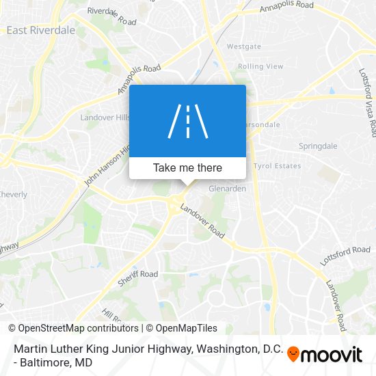 Mapa de Martin Luther King Junior Highway