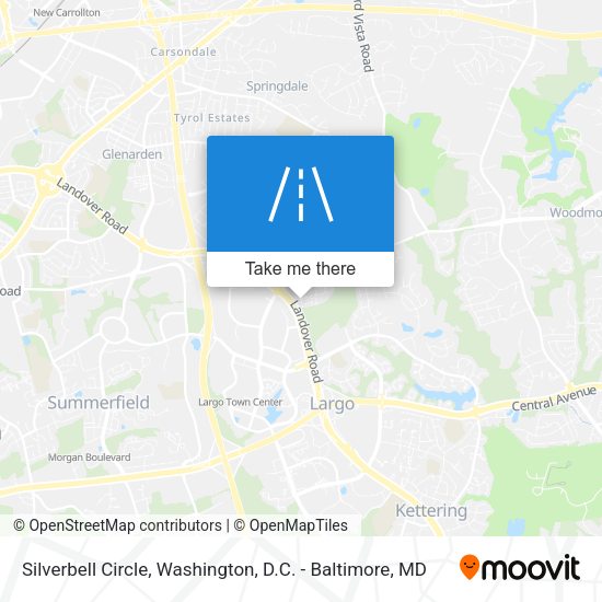 Silverbell Circle map