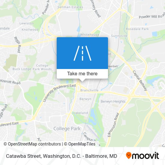 Mapa de Catawba Street