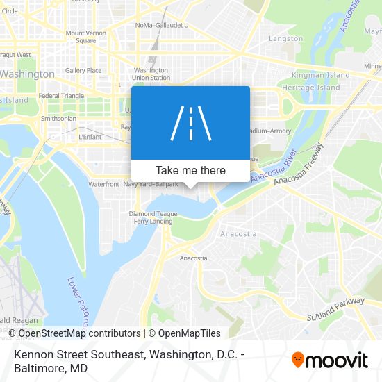 Mapa de Kennon Street Southeast