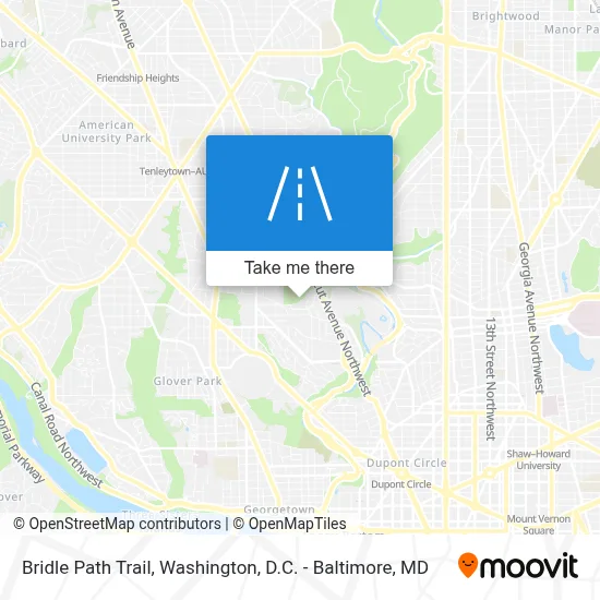 Bridle Path Trail map