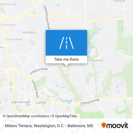 Mapa de Millers Terrace