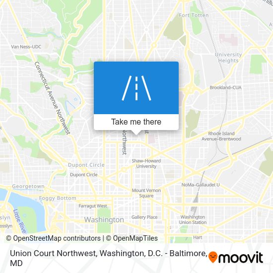 Mapa de Union Court Northwest