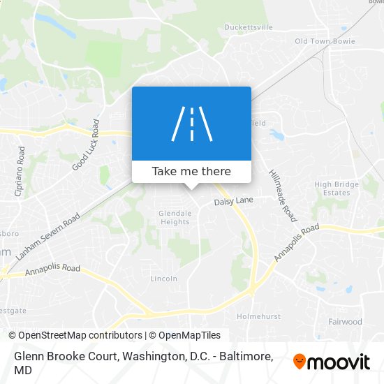 Glenn Brooke Court map