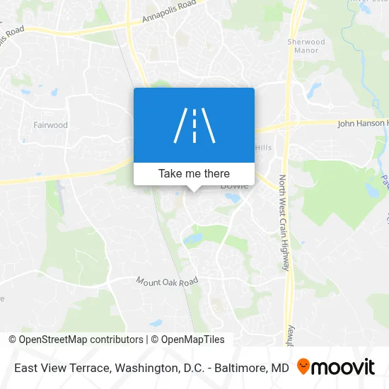 East View Terrace map