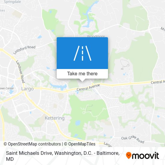 Saint Michaels Drive map