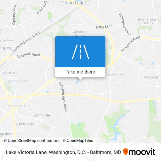 Mapa de Lake Victoria Lane